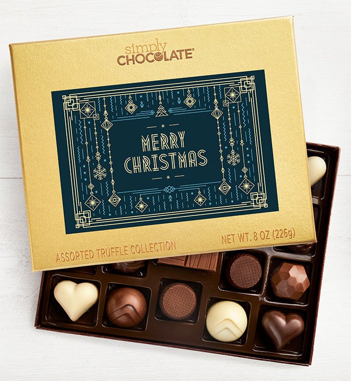 Simply Chocolate® Merry Christmas 17pc Choc Box